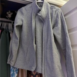 Magellan Outdoors Women's Gray Teddy Jacket